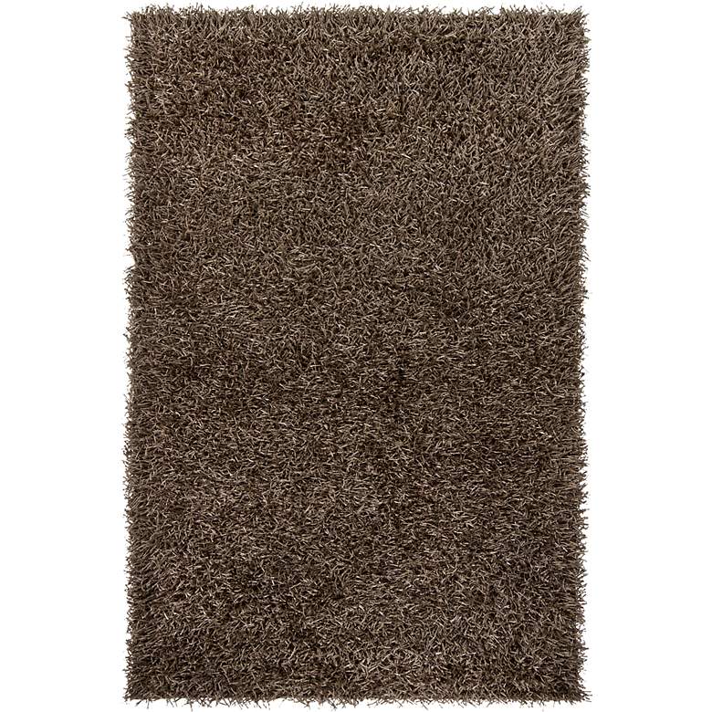 Image 1 Chandra Zara ZAR14506 5&#39;x7&#39;6 inch Gray Shag Area Rug