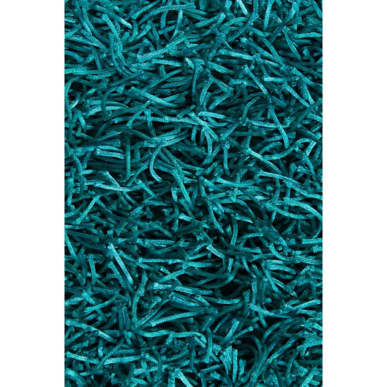 Image 3 Chandra Zara ZAR14507 5&#39;x7&#39;6 inch Blue Shag Area Rug more views