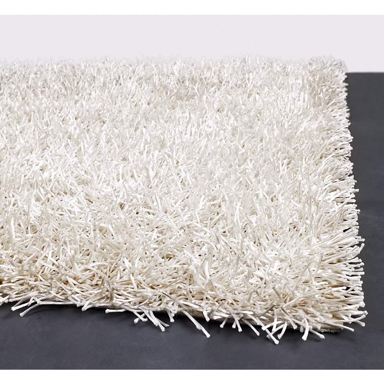 Image 2 Chandra Zara ZAR14508 5'x7'6" Ivory Shag Area Rug more views
