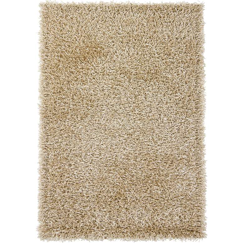 Image 1 Chandra Zara ZAR14520 5&#39;x7&#39;6 inch Cream Shag Area Rug