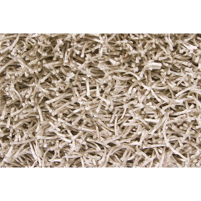 Image 3 Chandra Zara ZAR14521 5'x7'6" Ivory Shag Area Rug more views