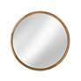 1_Changes Natural Wood 36" Round Wall Mirror