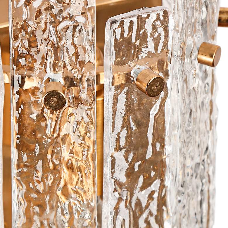 Image 4 Chanmoliria 13 1/4" High Plating Brass Wall Sconce more views