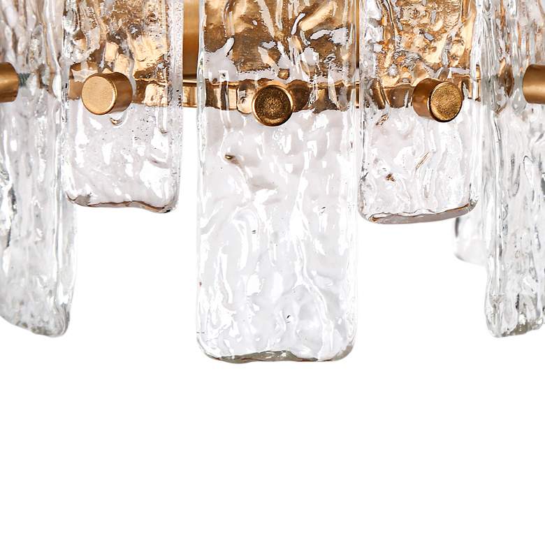 Image 5 Chanmoliria 13 1/4" High Plating Brass Wall Sconce more views