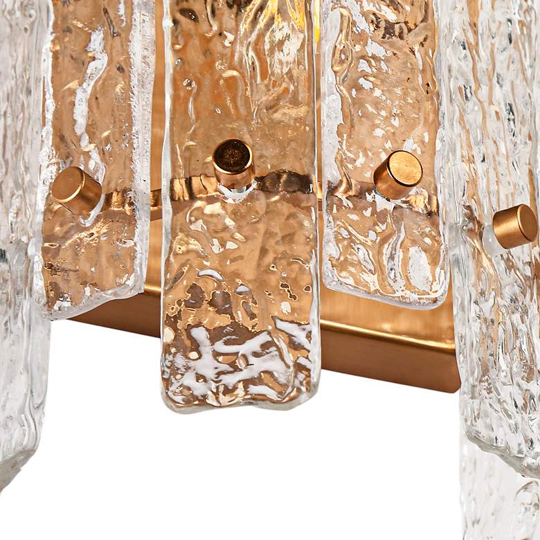 Image 6 Chanmoliria 13 1/4" High Plating Brass Wall Sconce more views