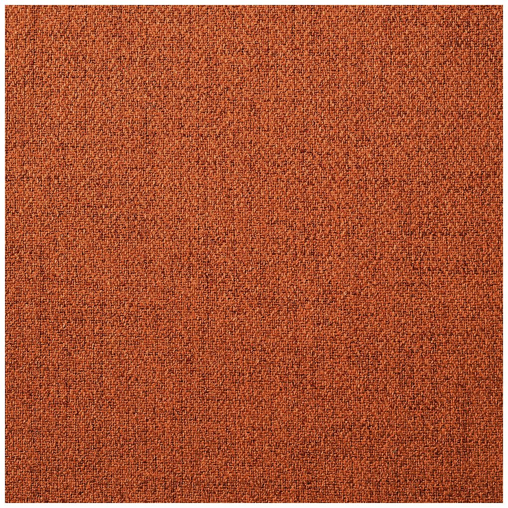 Channell 63" Wide Orange Fabric Walnut Wood Dining Bench