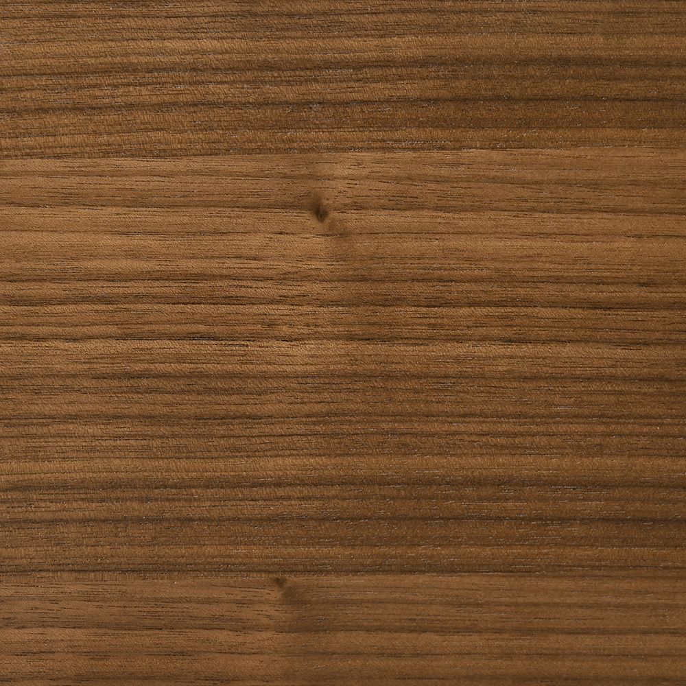 Channell 7 Piece Dining Table Set in Walnut Wood with Orange Fabric