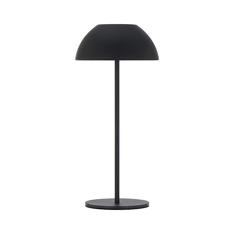 Image 3 Channing 11"H x 5.13"W 1-Light Rechargeable Table Lamp in Black more views