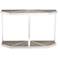 Channing Elm and Stainless Steel Console Table