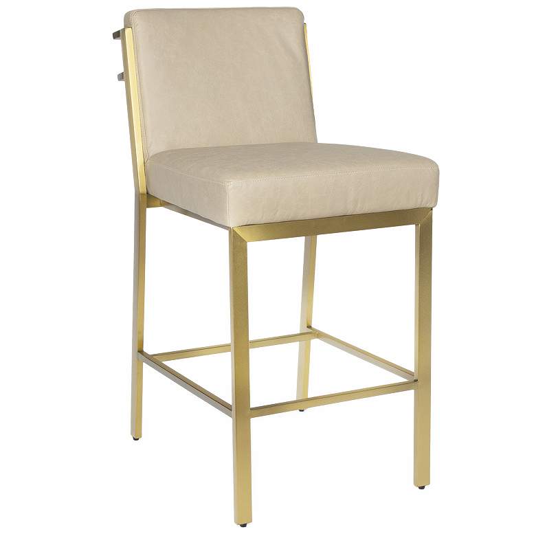 Image 1 Chantal Leather Counter Stool (Cappuccino)