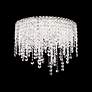 4_Chantant 17"H x 21"W 5-Light Crystal Flush in Pol Stainless Steel more views
