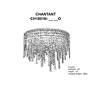 6_Chantant 17"H x 21"W 5-Light Crystal Flush in Pol Stainless Steel more views