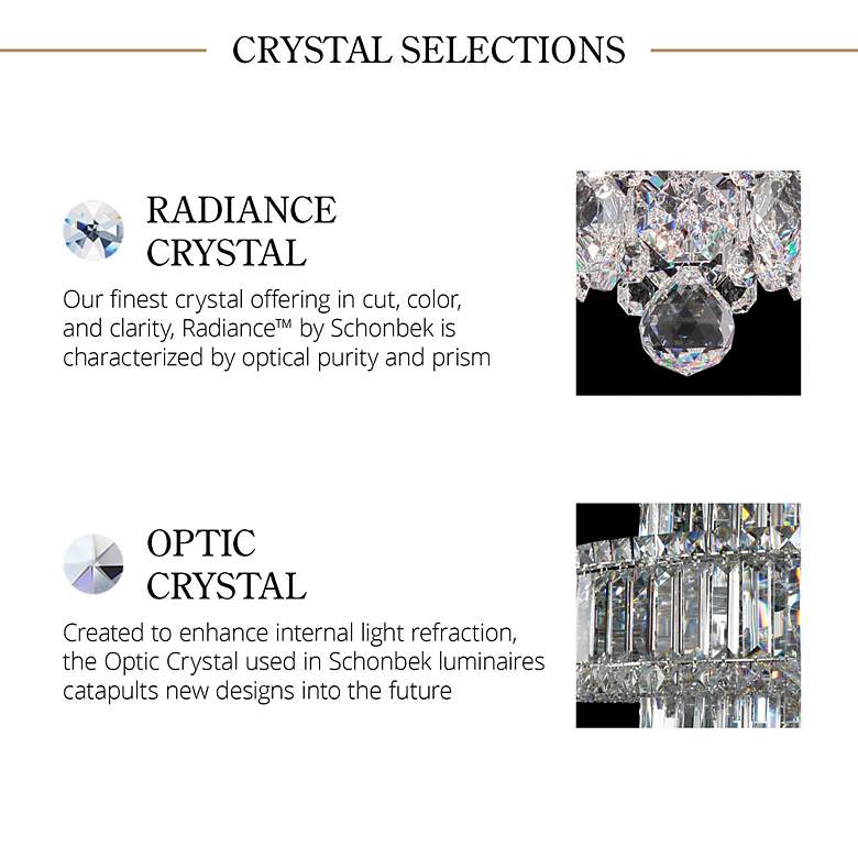 Image 5 Chantant 17"H x 21"W 5-Light Crystal Flush in Pol Stainless Steel more views