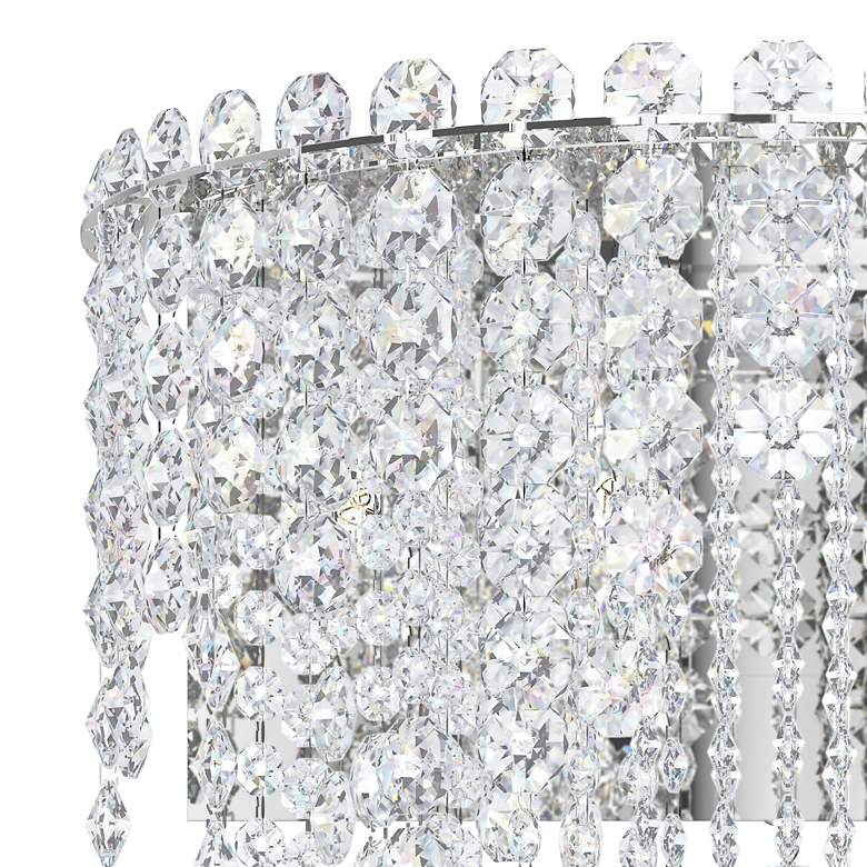 Image 3 Chantant 18"H x 14"W 4-Light Crystal Wall Sconce in Pol Stainless more views