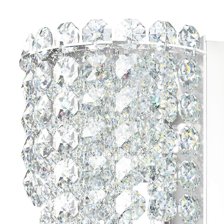 Image 4 Chantant 23"H x 6.5"W 2-Light Crystal Wall Sconce in Pol Stainles more views