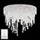 Chantant 24" Wide Crystal Ceiling Light with Dimmer