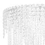3_Chantant 28.5"H x 24"W 6-Light Crystal Flush in Pol Stainless Ste more views