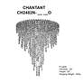 5_Chantant 28.5"H x 24"W 6-Light Crystal Flush in Pol Stainless Ste more views
