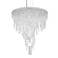 Chantant 28"H x 24"W 6-Light Crystal Chandelier in Polished Stain