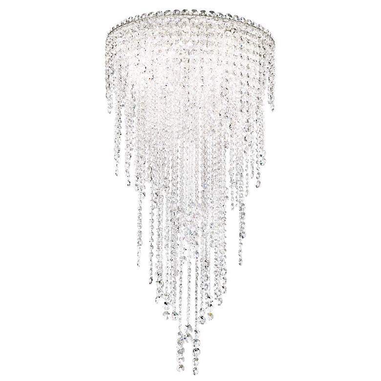 Image 2 Chantant 41.5"H x 21"W 5-Light Crystal Chandelier in Pol Stainles