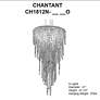 6_Chantant 41.5"H x 21"W 5-Light Crystal Chandelier in Pol Stainles more views
