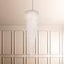 1_Chantant 70.3"H x 21"W 5-Light Crystal Chandelier in Pol Stainles