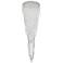 Chantant 79.5"H x 24"W 6-Light Crystal Flush in Pol Stainless Ste