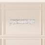 1_Chantant 9"H x 36"W 6-Light Crystal Bath Bar in Pol Stainless Ste