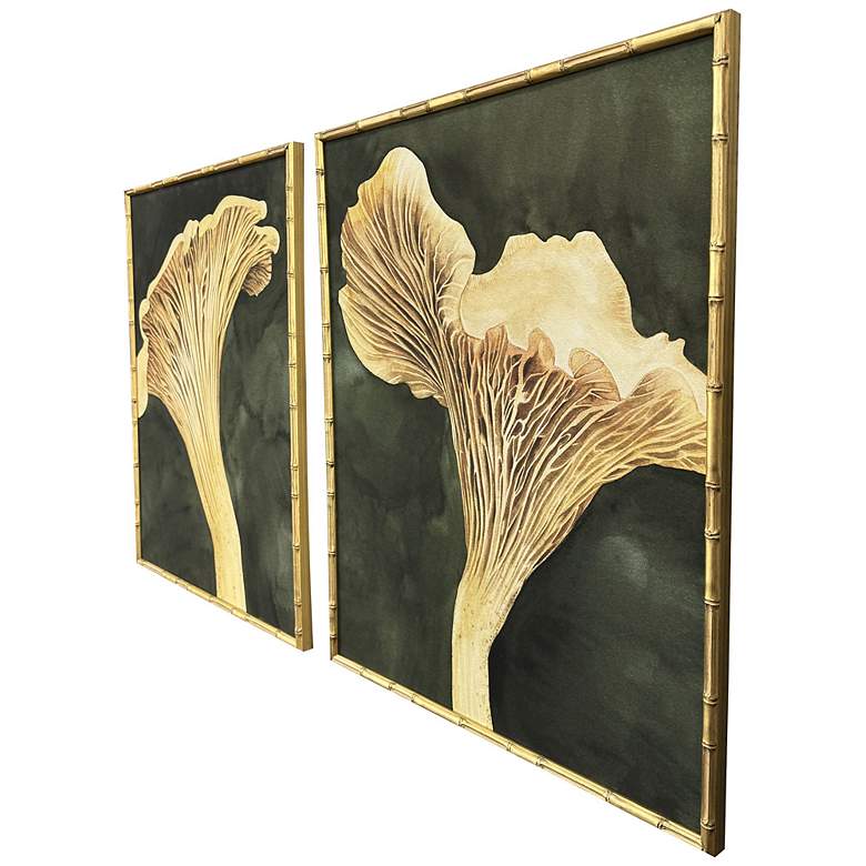 Image 2 Chanterelle 25"W x 31"H Framed Art Set of 2 more views