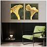 4_Chanterelle 25"W x 31"H Framed Art Set of 2 more views