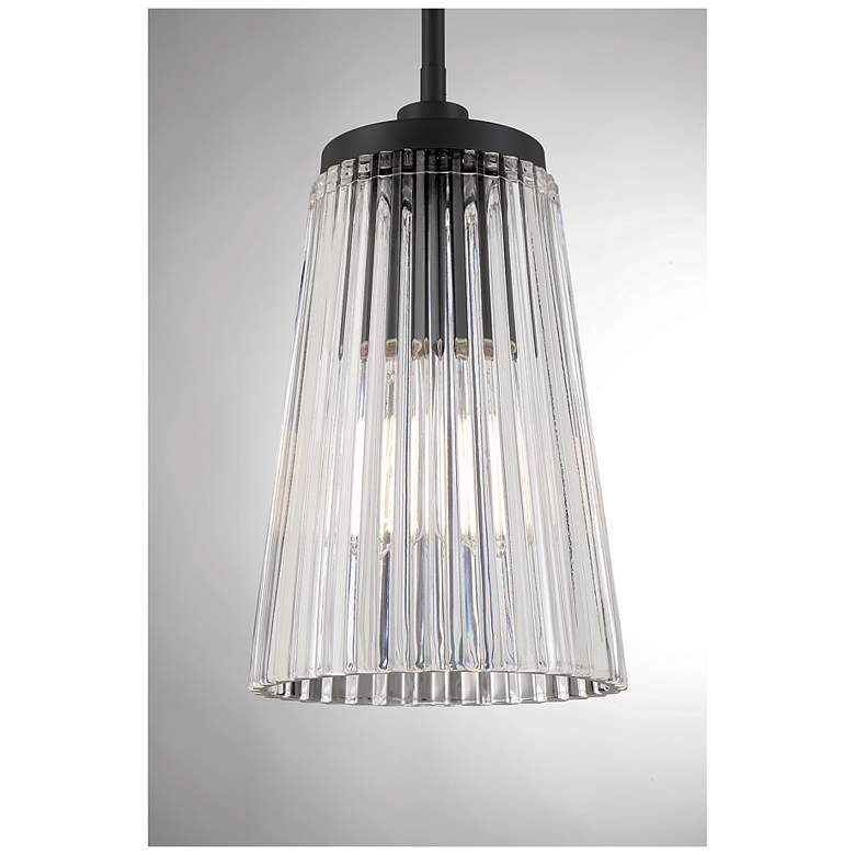 Image 5 Chantilly 1-Light Pendant in Matte Black more views