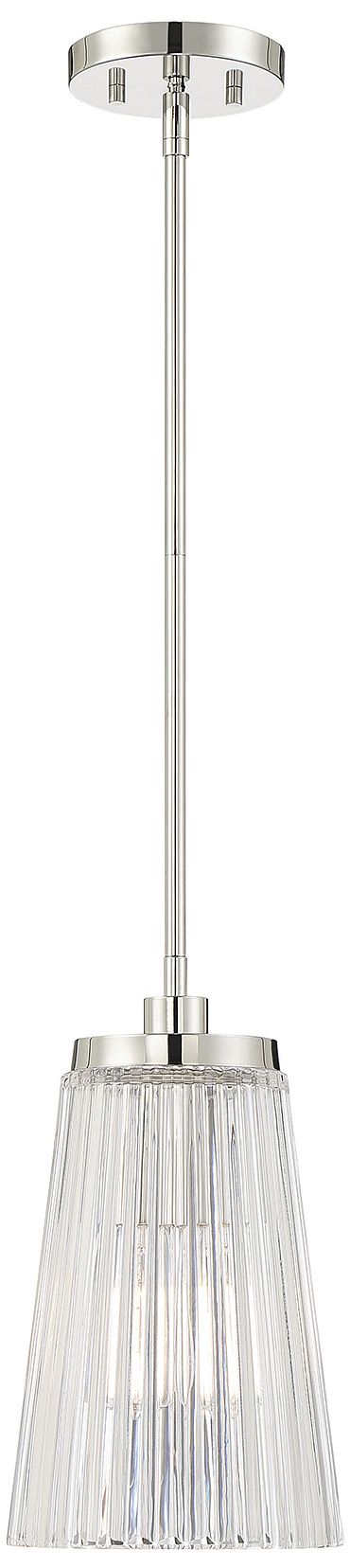 Thumbnail1 of Chantilly 1-Light Pendant in Polished Nickel