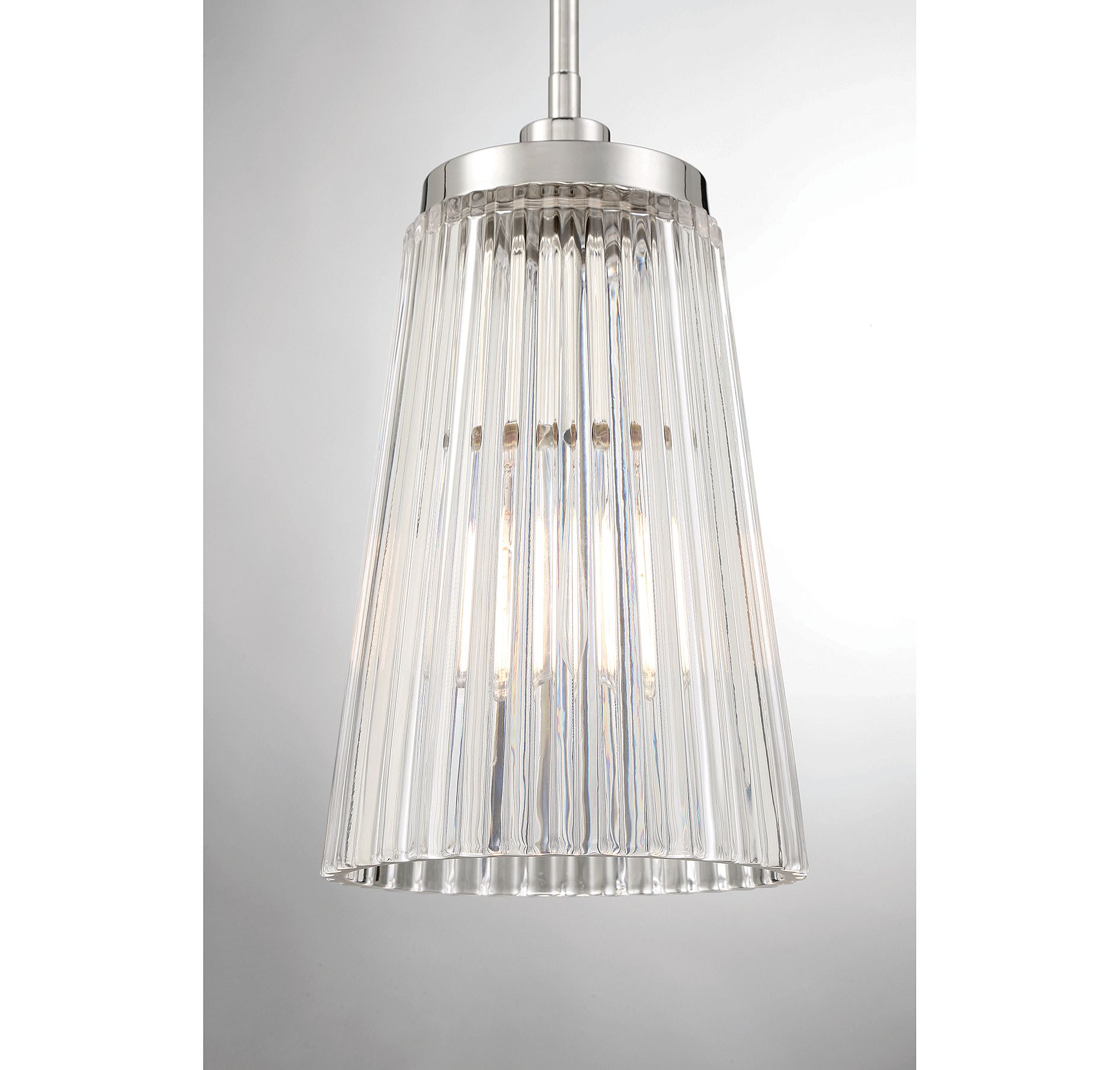 Chantilly 1-Light Pendant in Polished Nickel