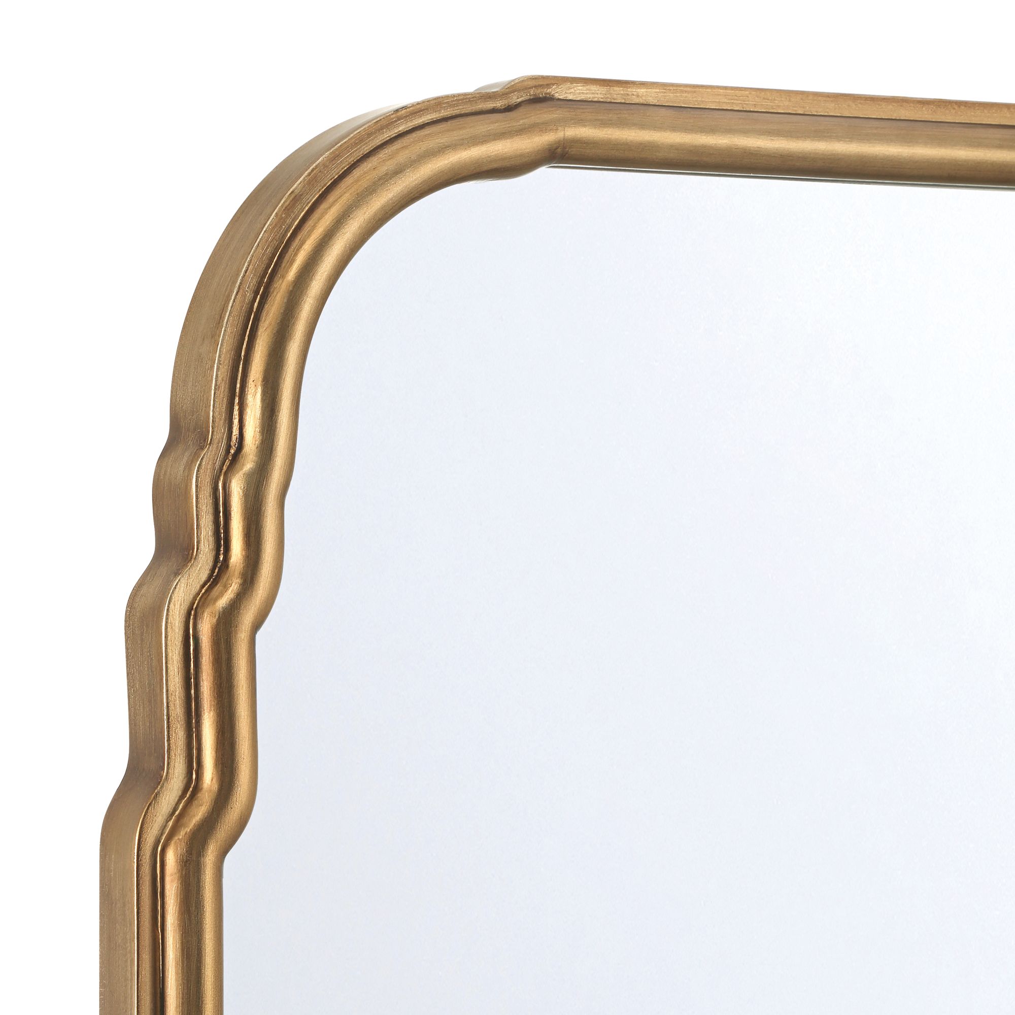 Image 3 Chantilly 36" x 36" Gold Square Vintage Traditional Wall Mirror more views