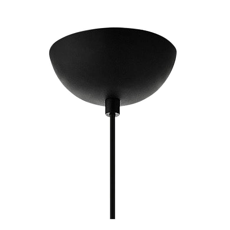 Image 3 Chantily 15 3/4 inch Wide Black Metal Globe Pendant Light more views