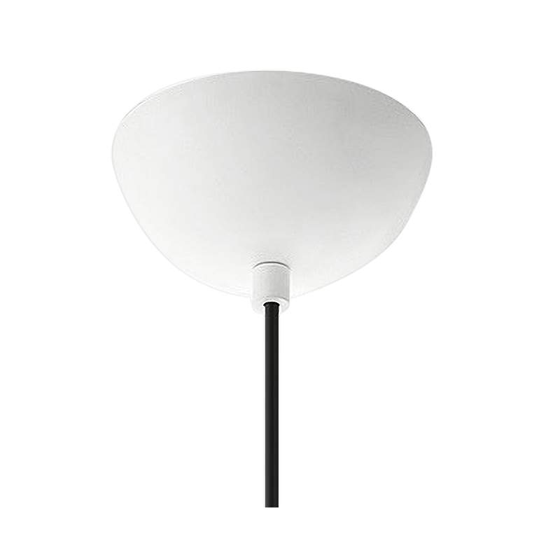 Image 3 Chantily 15 3/4 inch Wide White Metal Globe Pendant Light more views