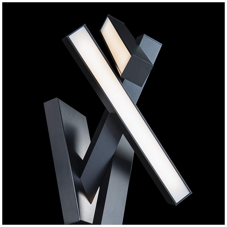 Image 5 Chaos 11.5"H x 24"W 4-Light Wall Sconce in Black more views