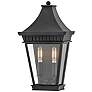 1_Chapel Hill 15 1/2" High Black 2-Light Outdoor Wall Light