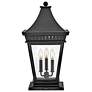 7_Chapel Hill 23 1/2"H Museum Black Outdoor Pier Mount Light more views