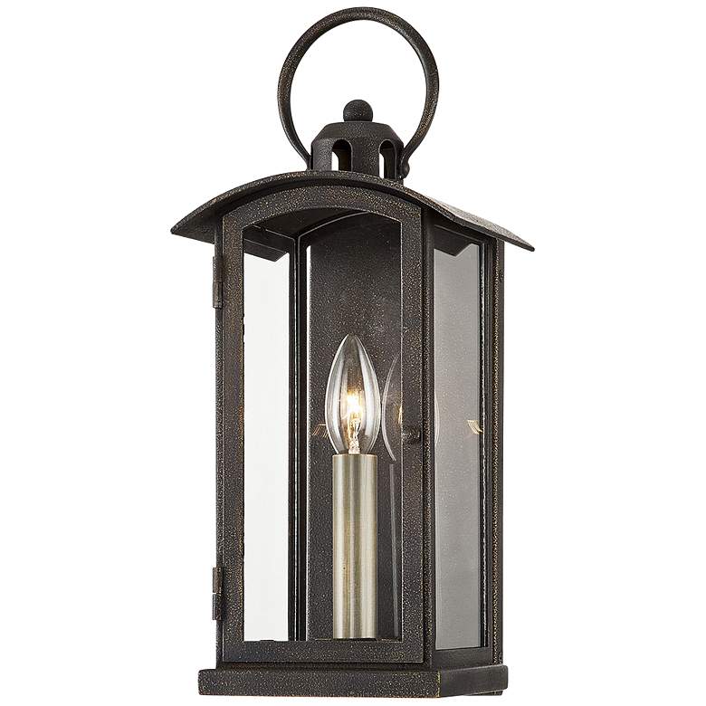 Image 1 Chaplin 15 1/2" High Vintage Bronze Outdoor Wall Light