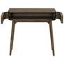 2_Chaplin 31 1/2" Wide Brown Stained Wood 2-Door Writing Desk more views