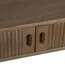 4_Chaplin 31 1/2" Wide Brown Stained Wood 2-Door Writing Desk more views