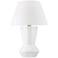 Chapman & Meyrs Arctic White Modern Ceramic LED Table Lamp