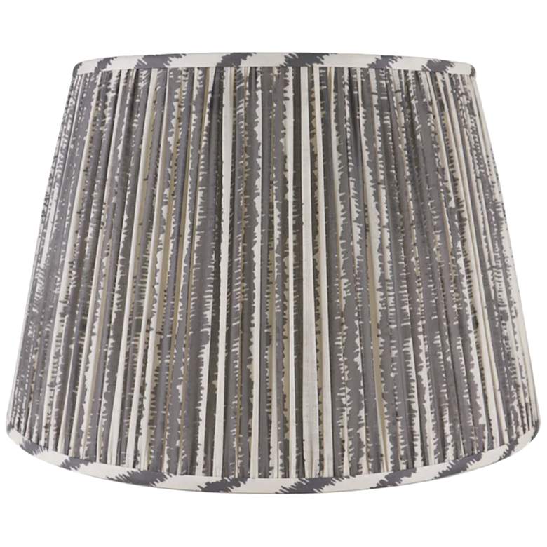 Image 1 Charcoal Bark Print Empire Lamp Shade 11x16x10 (Spider)