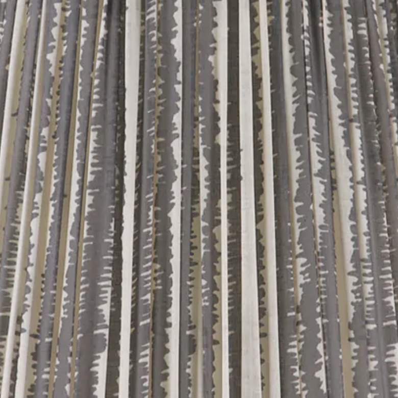 Image 2 Charcoal Bark Print Empire Lamp Shade 11x16x10 (Spider) more views