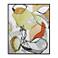 Charcoal Improvision 60" High Giclee Framed Canvas Wall Art