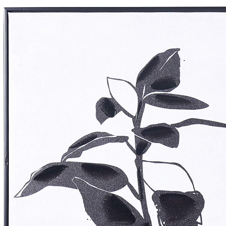 Image 2 Charcoal Shadow I Hand Embellished Framed Canvas Art more views
