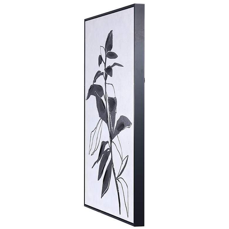 Image 5 Charcoal Shadow I Hand Embellished Framed Canvas Art more views
