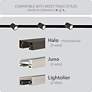 4_Charge 5.88"H x 2.38 3"W 1-Light Track Head in Black more views