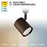 Thumbnail2 of Charge 5.88"H x 2.38 3"W 1-Light Track Head in Dark Bronze more views